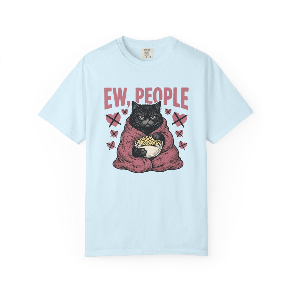 Mad Cat Heart Cartoon T-Shirt – Valentine's Day Kitty product image 2