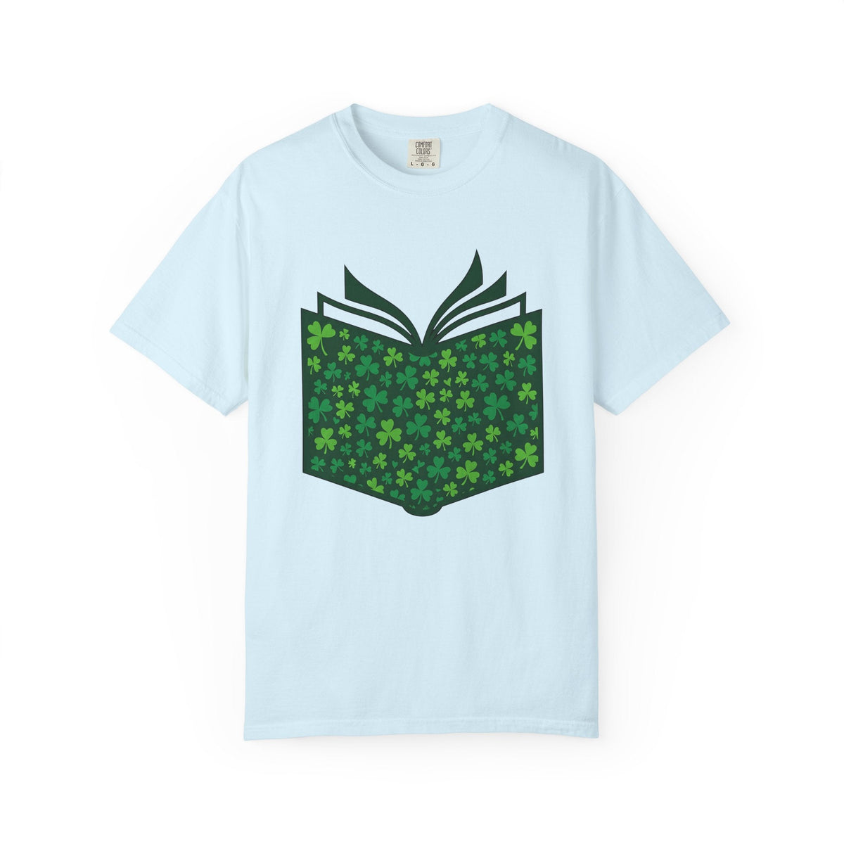Lucky Shamrock Book Vintage T-Shirt – Bookish St Patrick's product image 2