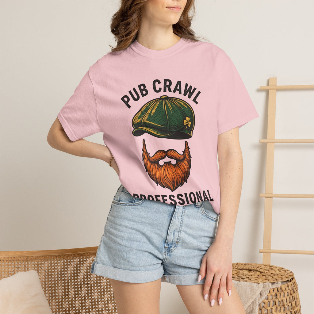 Leprechaun Hat Beard Shirt St Patrick's Day Drinking Unisex Gift Vintage Tee Top