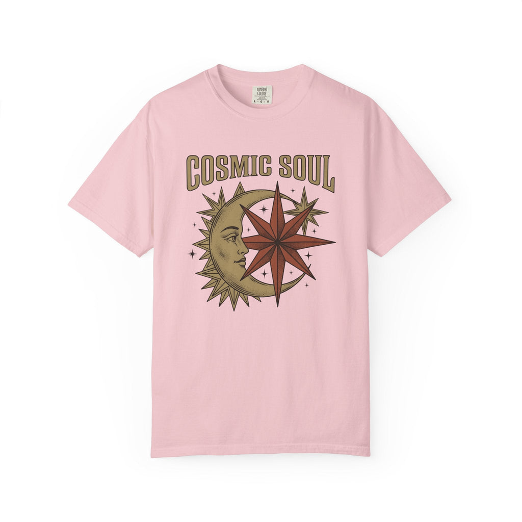 Moon Star Face Shirt Boho Chic Zodiac Unisex Gift Hand product image 3
