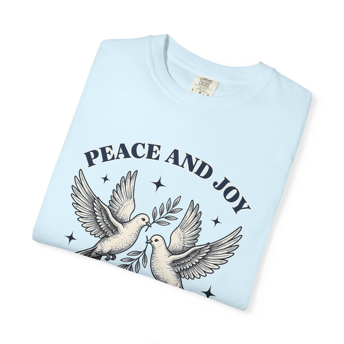 Dove Pair Shirt Christmas Peace Unisex Gift Vintage Tee product image 8