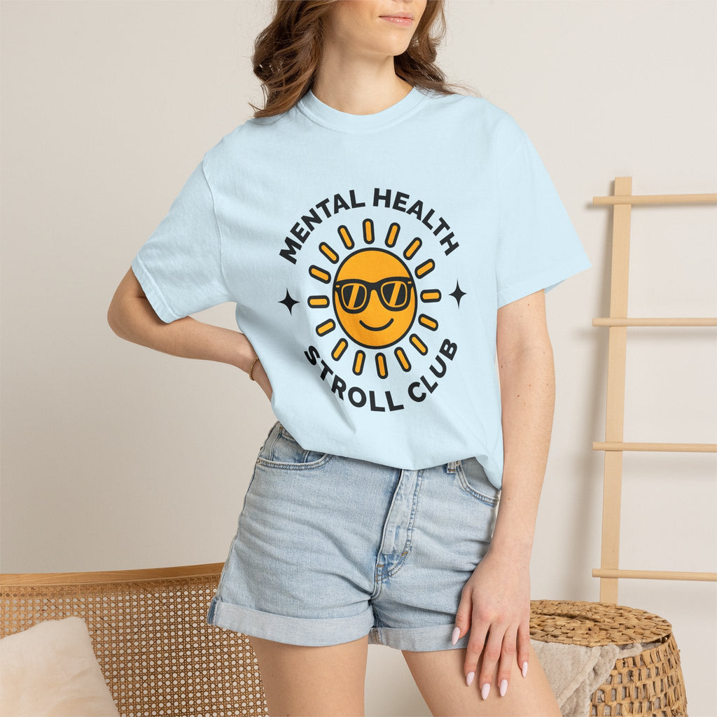 Happy Sun Shirt Mental Health Self Care Unisex Gift Modern product image 9