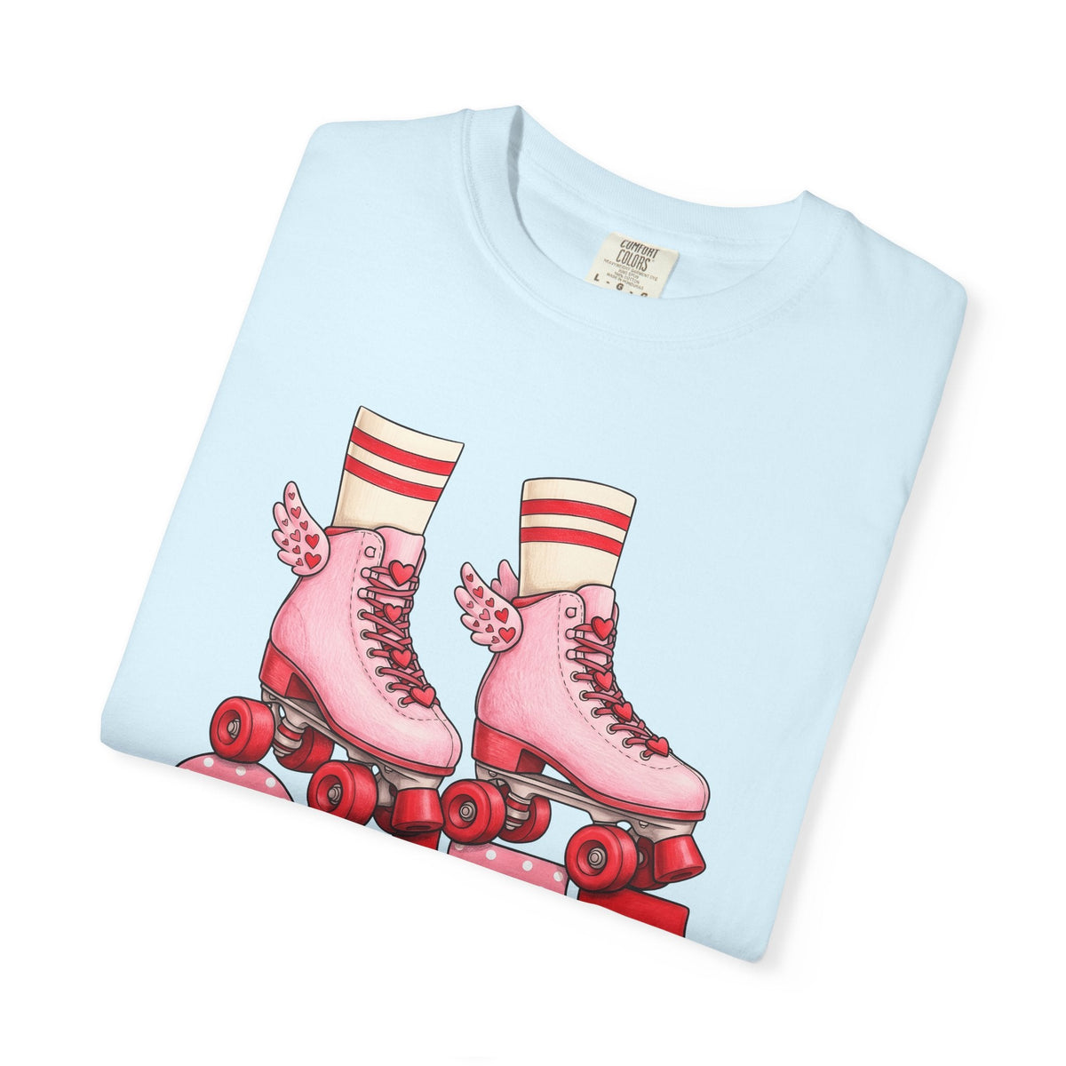 Roller Skates Shirt St. Valentine's Day Unisex Gift Cartoon product image 8