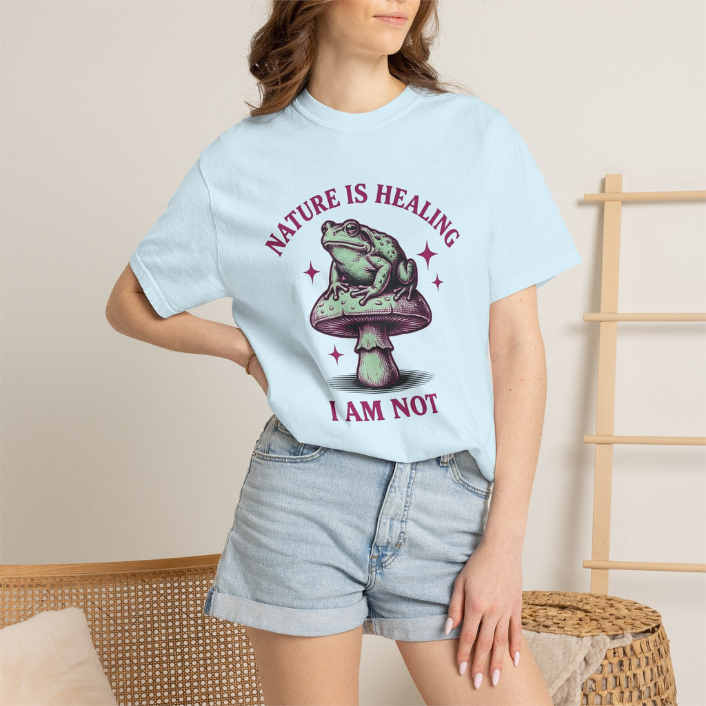 Toad Fungus Retro T-Shirt – Funny Outdoors Nature Humor product image 9