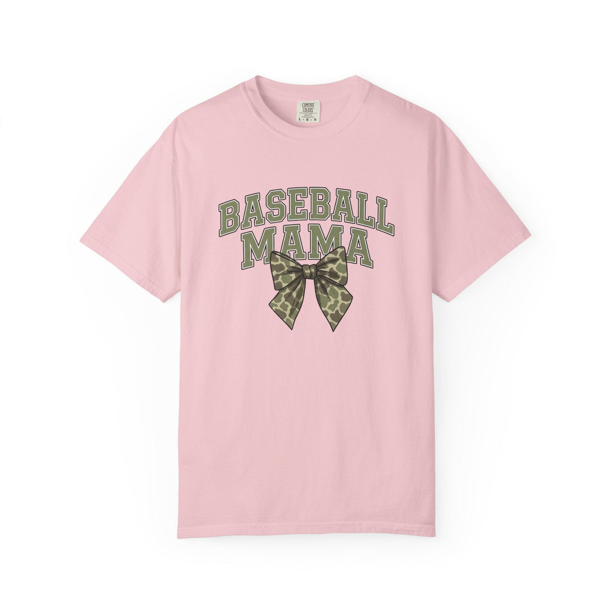Camo Hair Bow Shirt Baseball Mom Competition Gift for Women product image 3