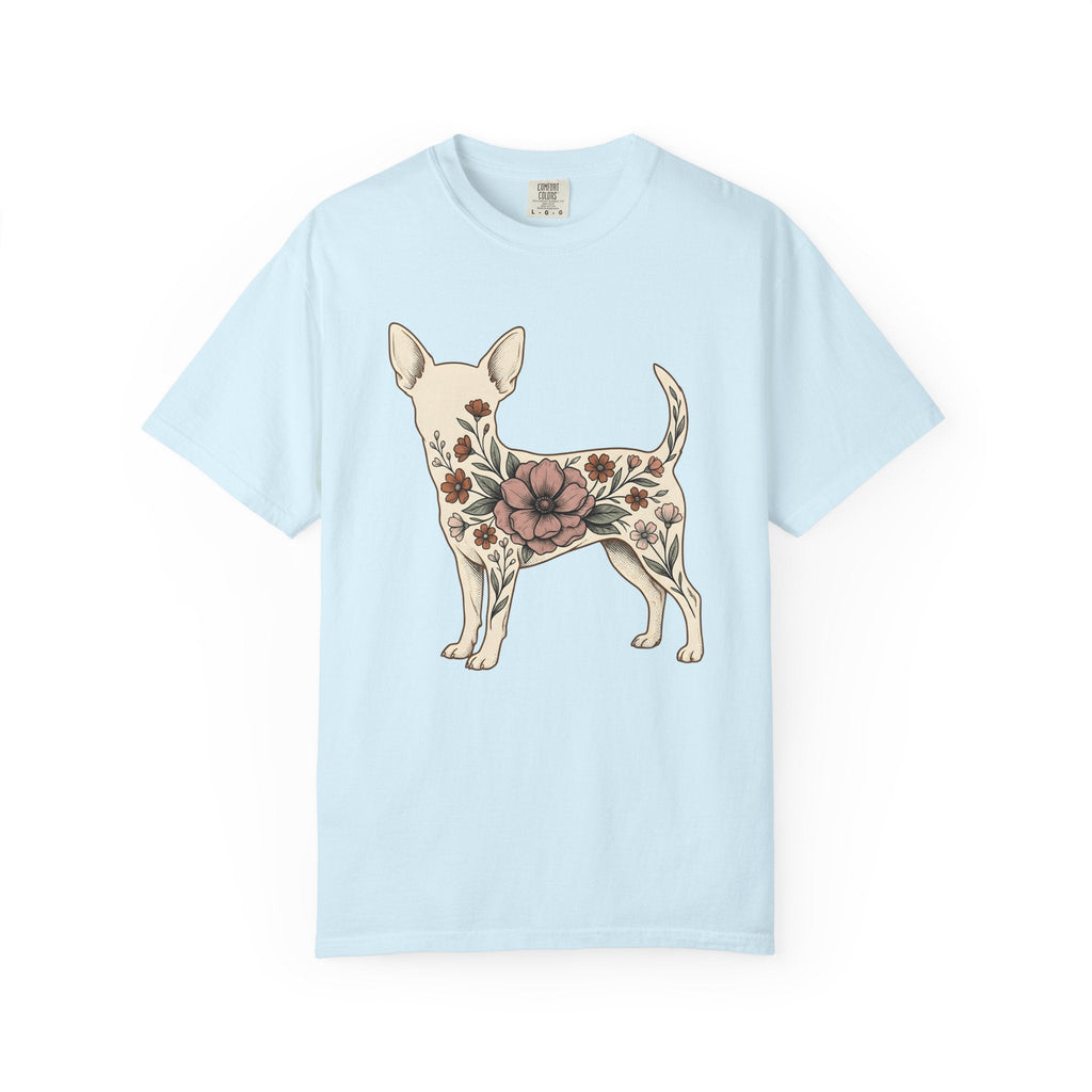 Chihuahua Bloom Shirt Dog Bouquet Unisex Gift Garden Tee product image 2