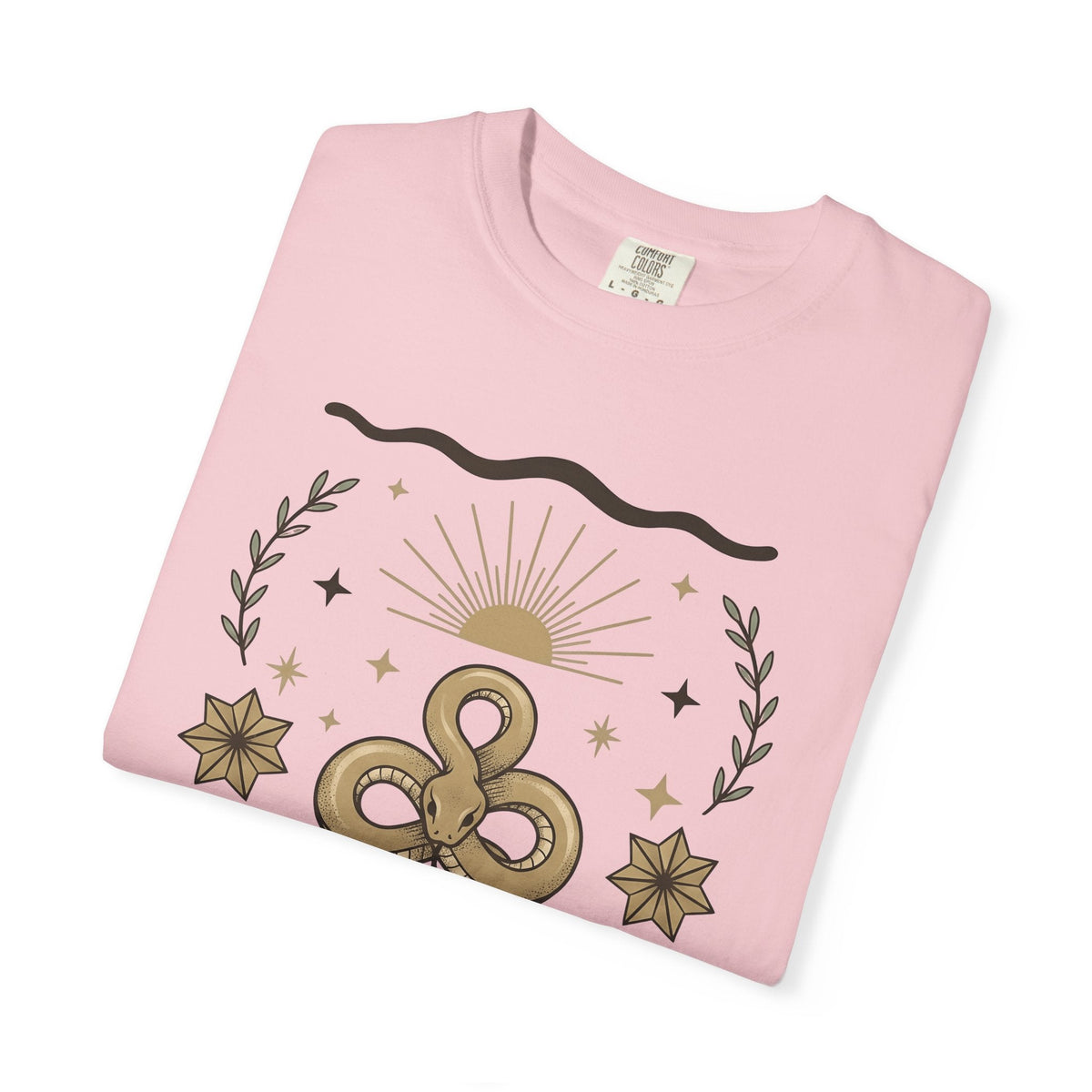 Serpent Moon Shirt Boho Chic Star Signs Unisex Gift product image 11