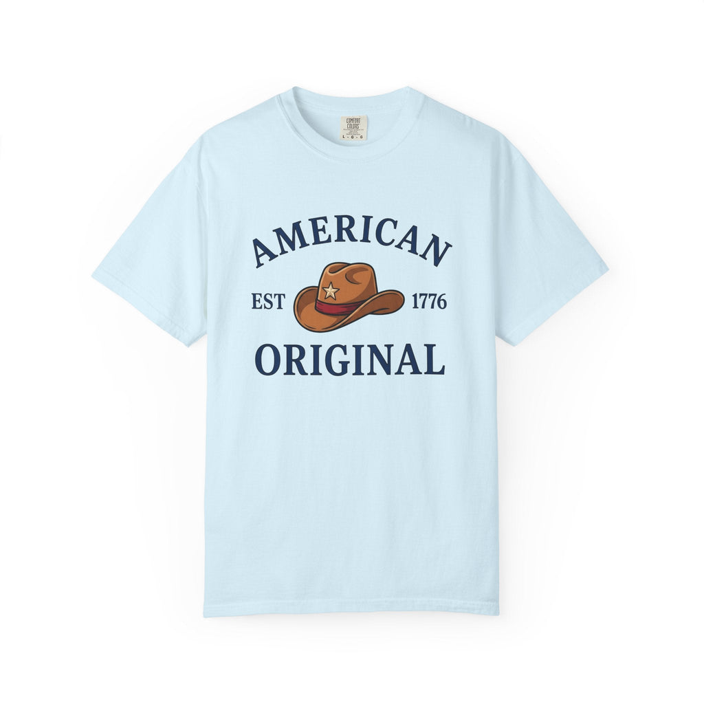 Cowboy Hat Shirt America Western Unisex Gift Vintage Tee Stetson T-Shirt Patriot