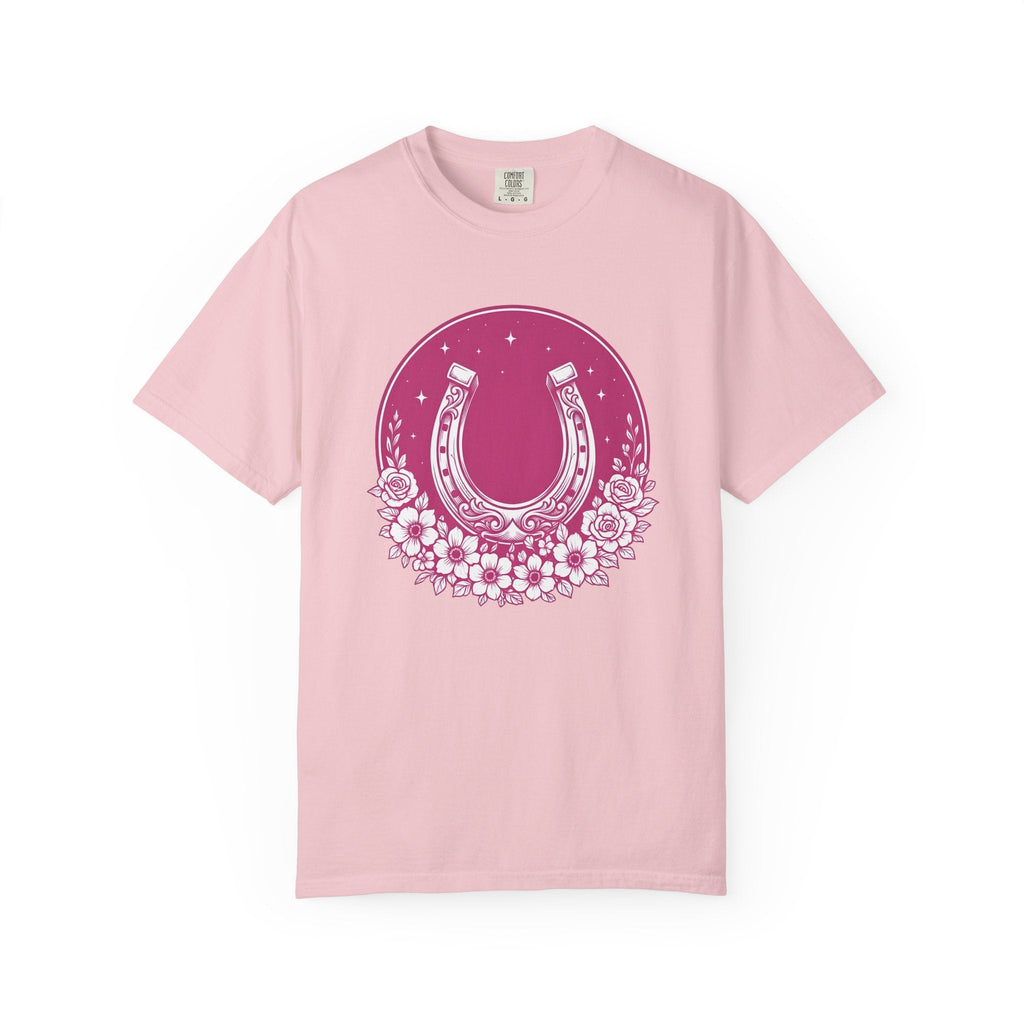 Floral Horseshoe Shirt Cowgirl Rodeo Gift for Women Hippie product image 3