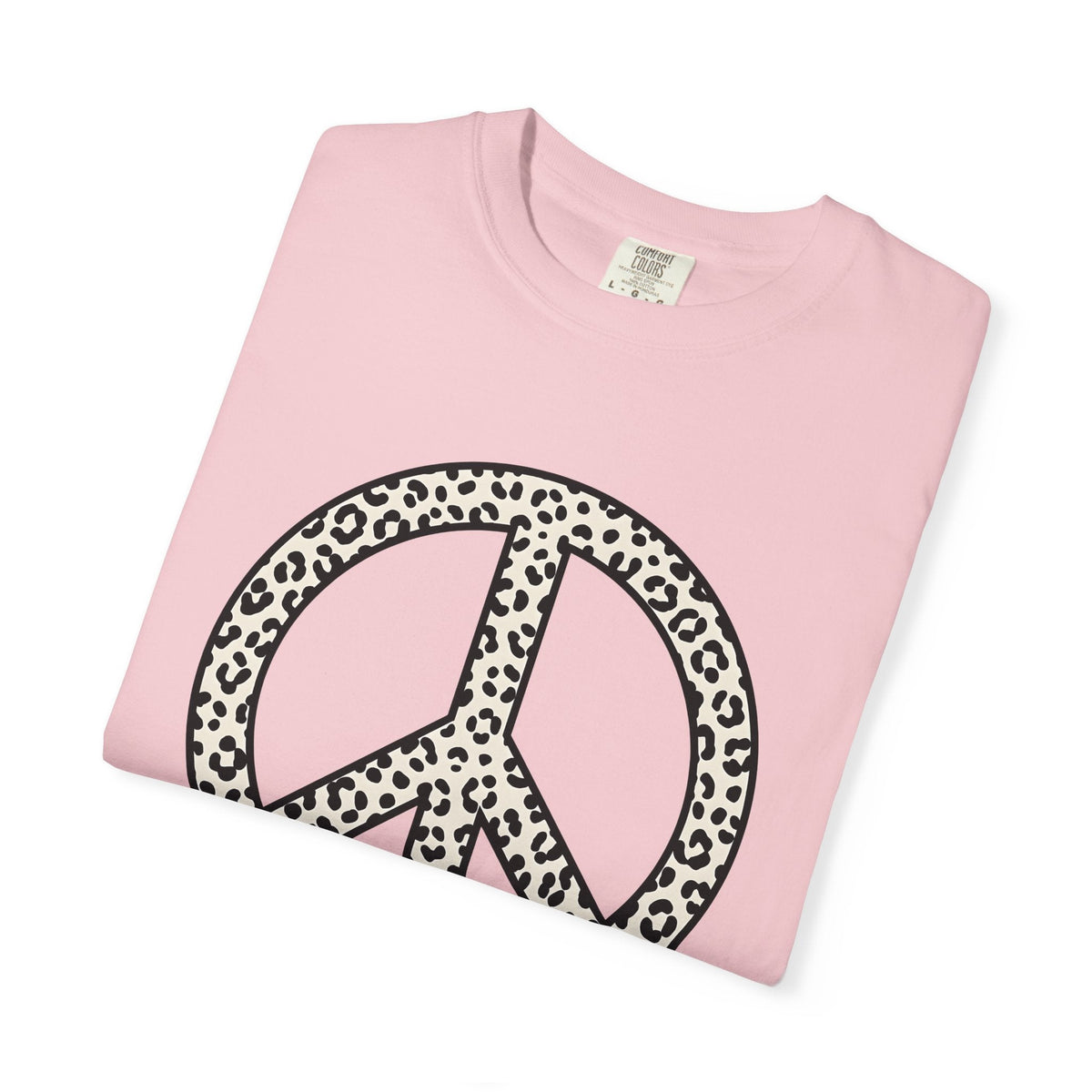 Wild Cat Peace Sign Shirt Animal Print Vintage Gift Women product image 11