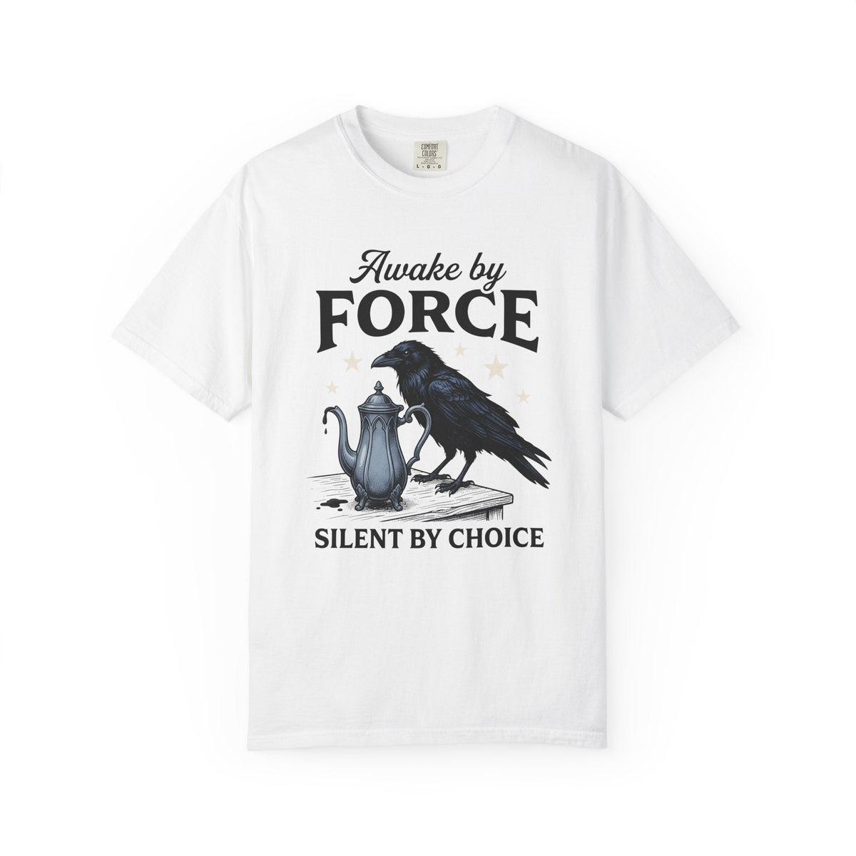 Black Bird Coffee Pot Shirt Funny Latte Unisex Gift Antique Tee Coffee Maker