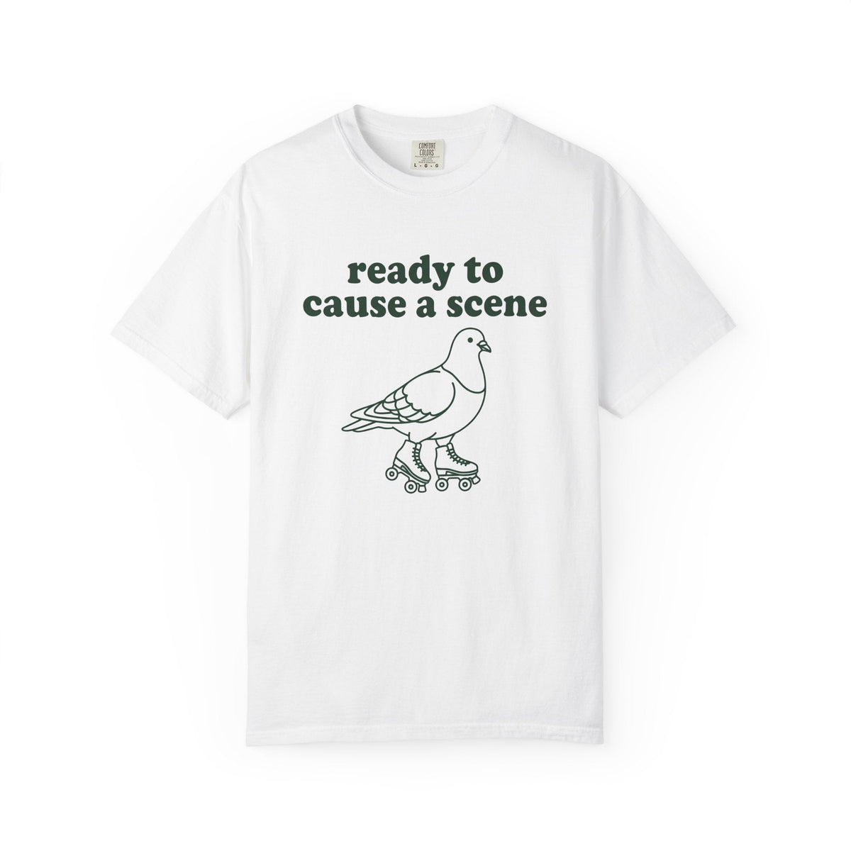 Pigeon Roller Skates Shirt Funny Animal Unisex Gift product image 1
