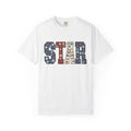 Flower Star Lettering Shirt 4th Of July America Unisex Gift product image 1