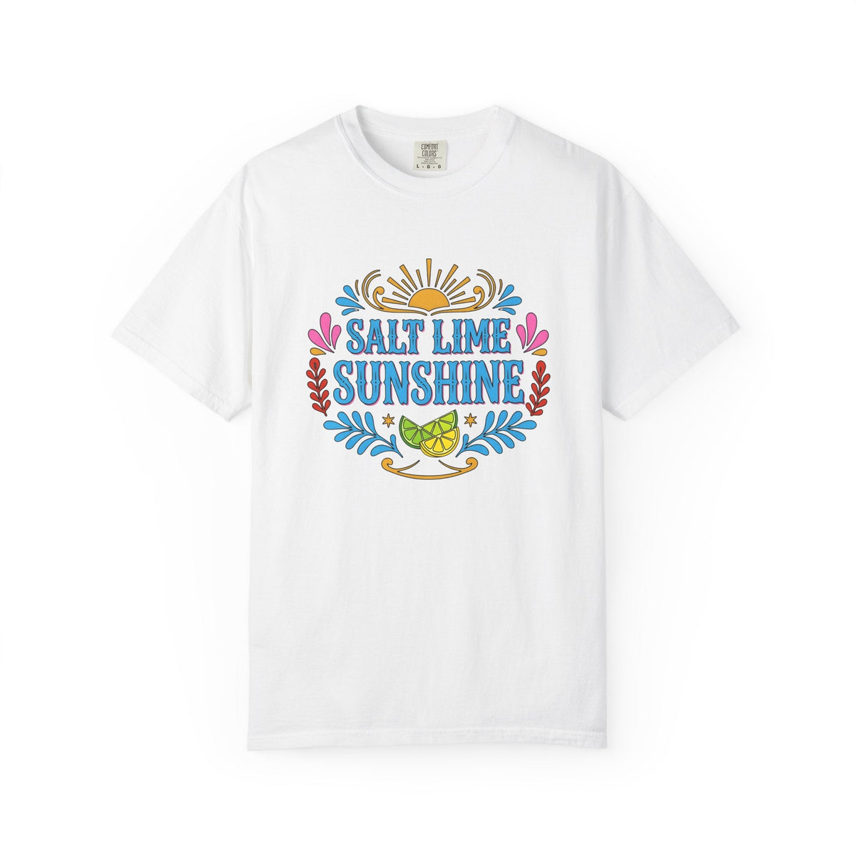 Lime Fruit Slice Shirt Summer Travel Unisex Gift Folk Tee product image 1
