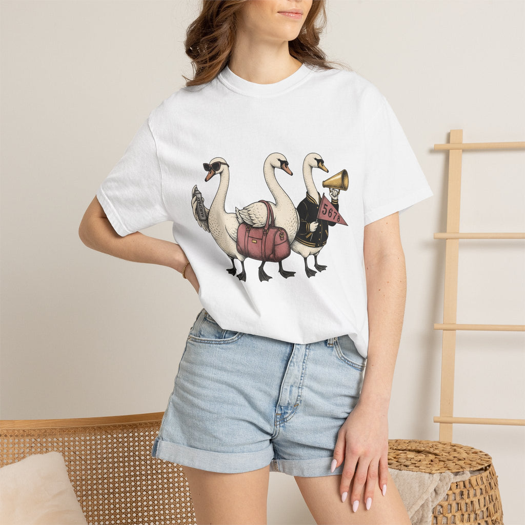 Swan Set Shirt Moms Fauna Gift for Women Storybook Tee product image 6