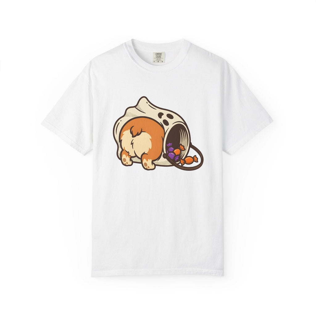 Corgi Dog Shirt Halloween Gift Women Cartoon Tee Puppy product image 1
