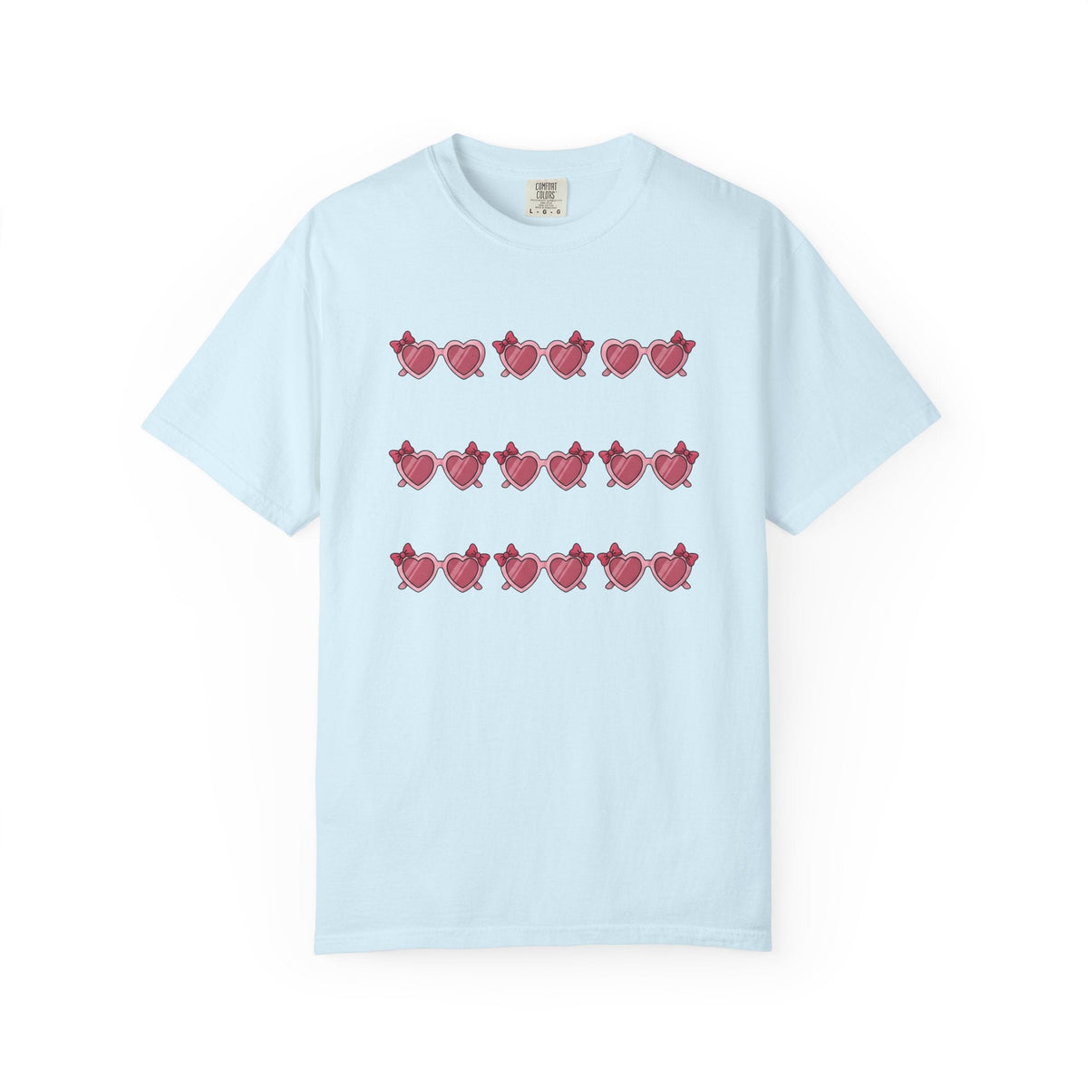 Heart Glasses Shirt Moms Adorable Gift for Women Cartoon product image 2