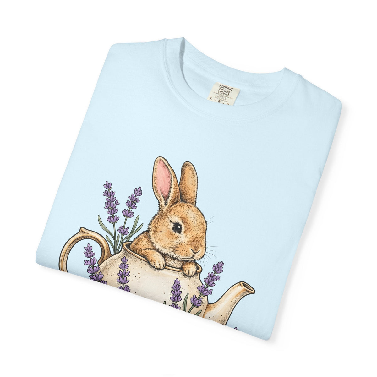 Bunny Kettle Shirt Animals & Flowers Rustic Gift Women product image 8