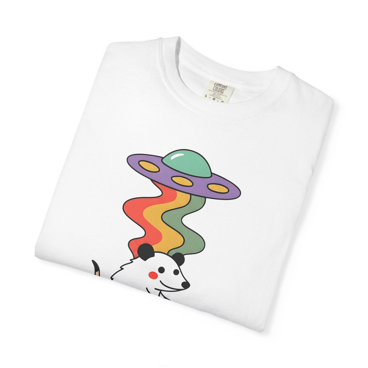Opossum Bike Shirt Sports Biking Unisex Gift Comic Tee product image 5