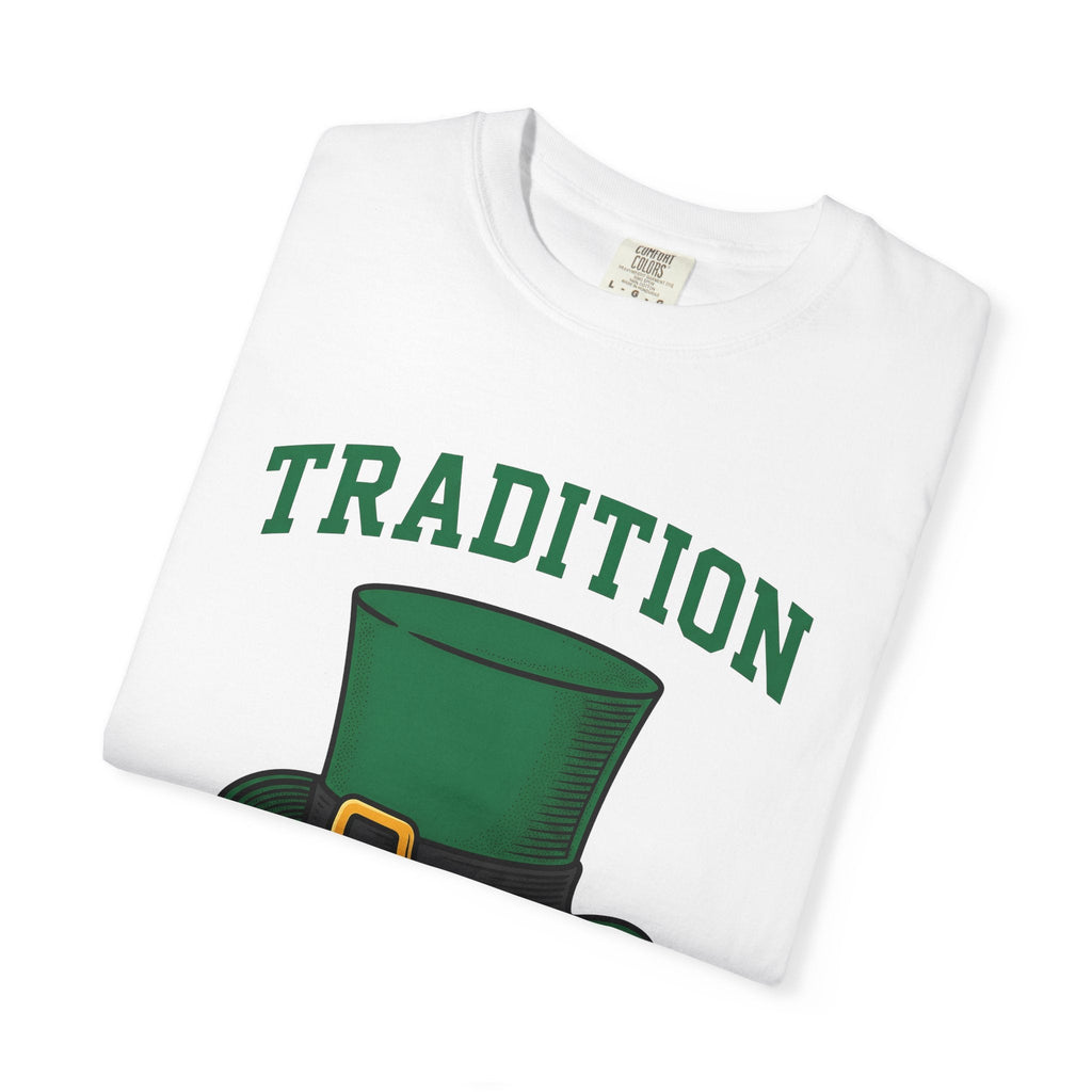 Leprechaun Hat Shirt St Patrick's Day Holiday Unisex Gift Vintage Tee Top Hat