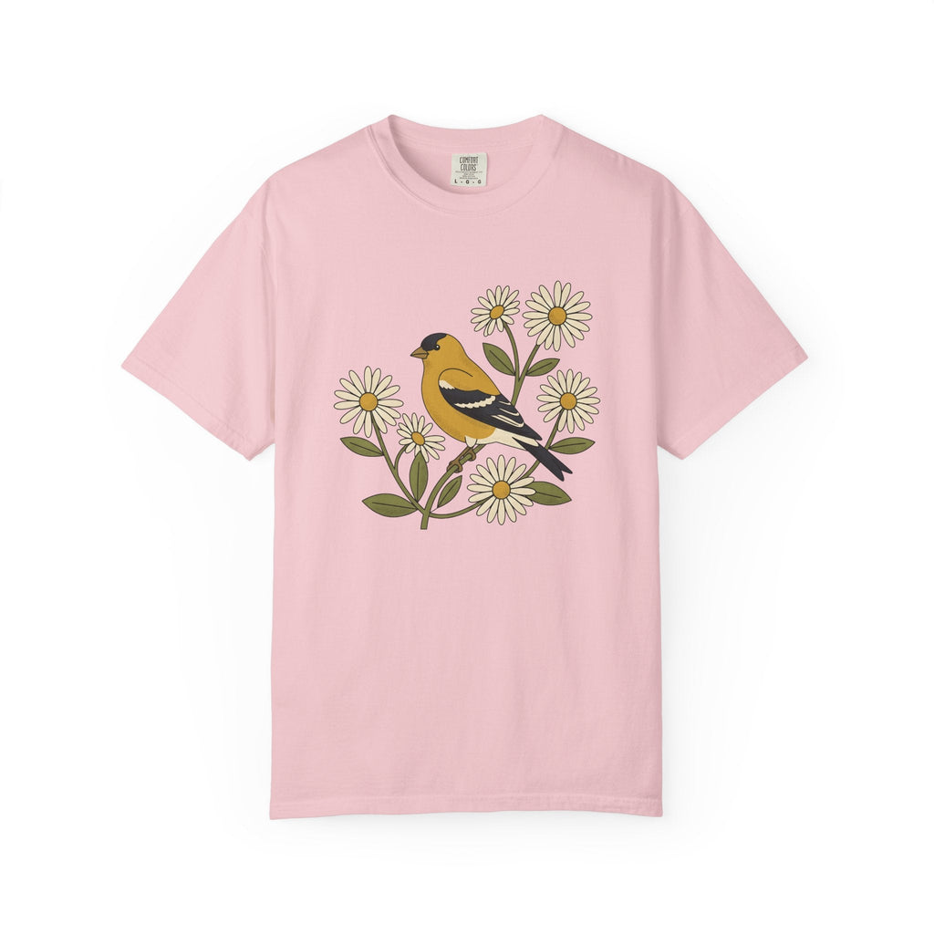 Goldfinch Bird Shirt Animals & Flowers Outdoors Unisex Gift product image 3