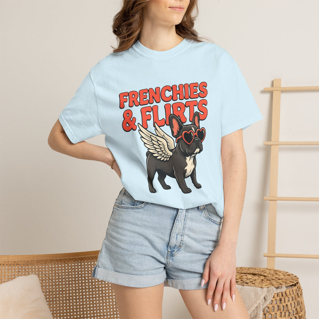 Frenchie Puppy Shirt Valentine's Day Pet Unisex Gift Sketch product image 9