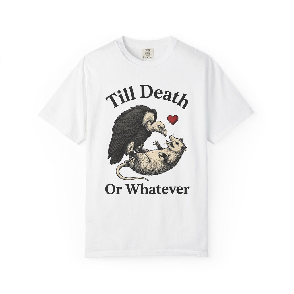 Vulture Opossum Shirt Animals Gothic Gift Women Ink Tee product image 1