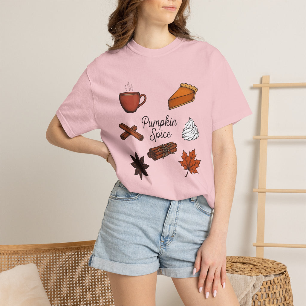 Pumpkin Spice Coffee Shirt Fall Gourmet Unisex Gift Rustic Tee Pumpkin Spice