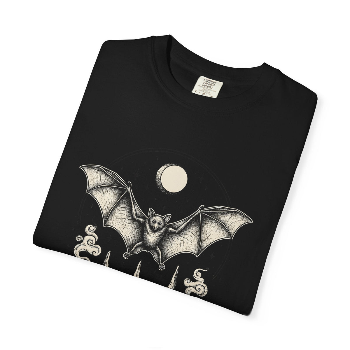 Bat Silhouette Shirt Boho Chic Spooky Unisex Gift product image 15