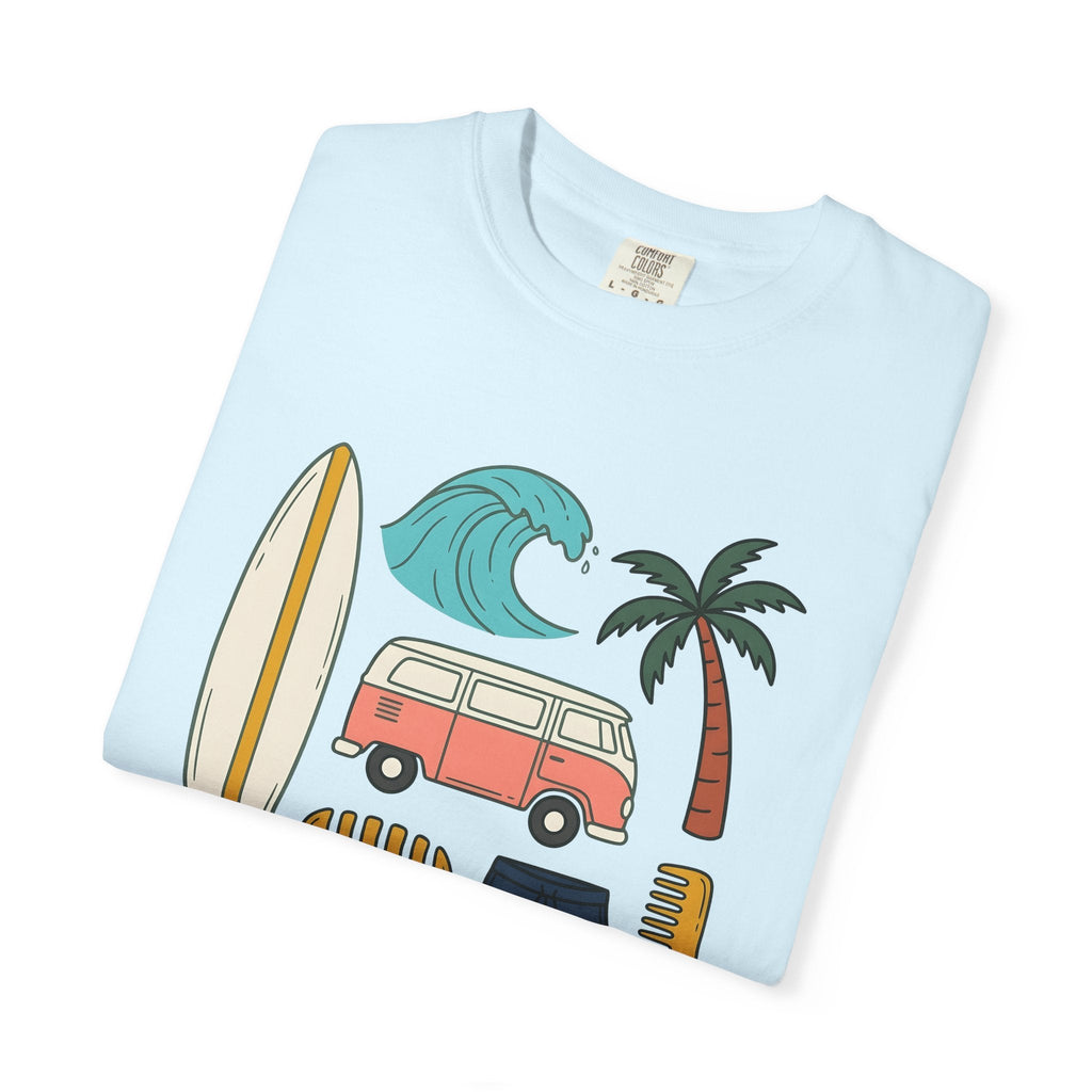 Beach Van Surfboard Shirt Surfing Ocean Unisex Gift Line product image 8
