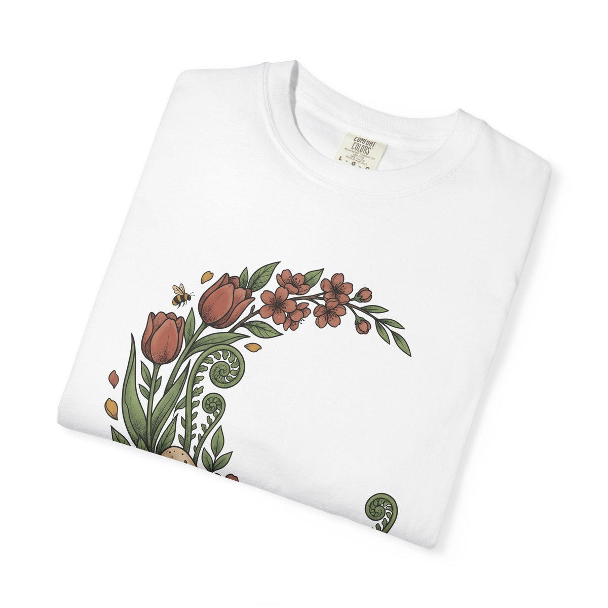 Bloom Egg Shirt Spring Festivity Unisex Gift Natural Tee product image 5