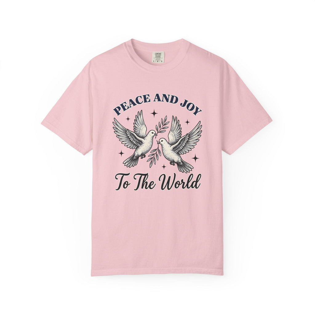 Dove Pair Shirt Christmas Peace Unisex Gift Vintage Tee product image 3
