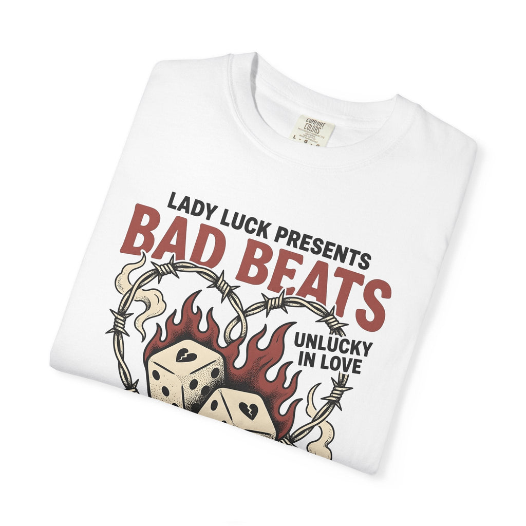 Dice Heart Shirt Valentines Day Gambler Unisex Gift Tattoo product image 5