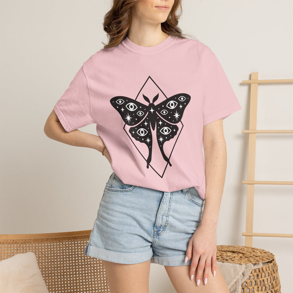Moth Illustration Shirt Boho Chic Astrology Unisex Gift product image 12