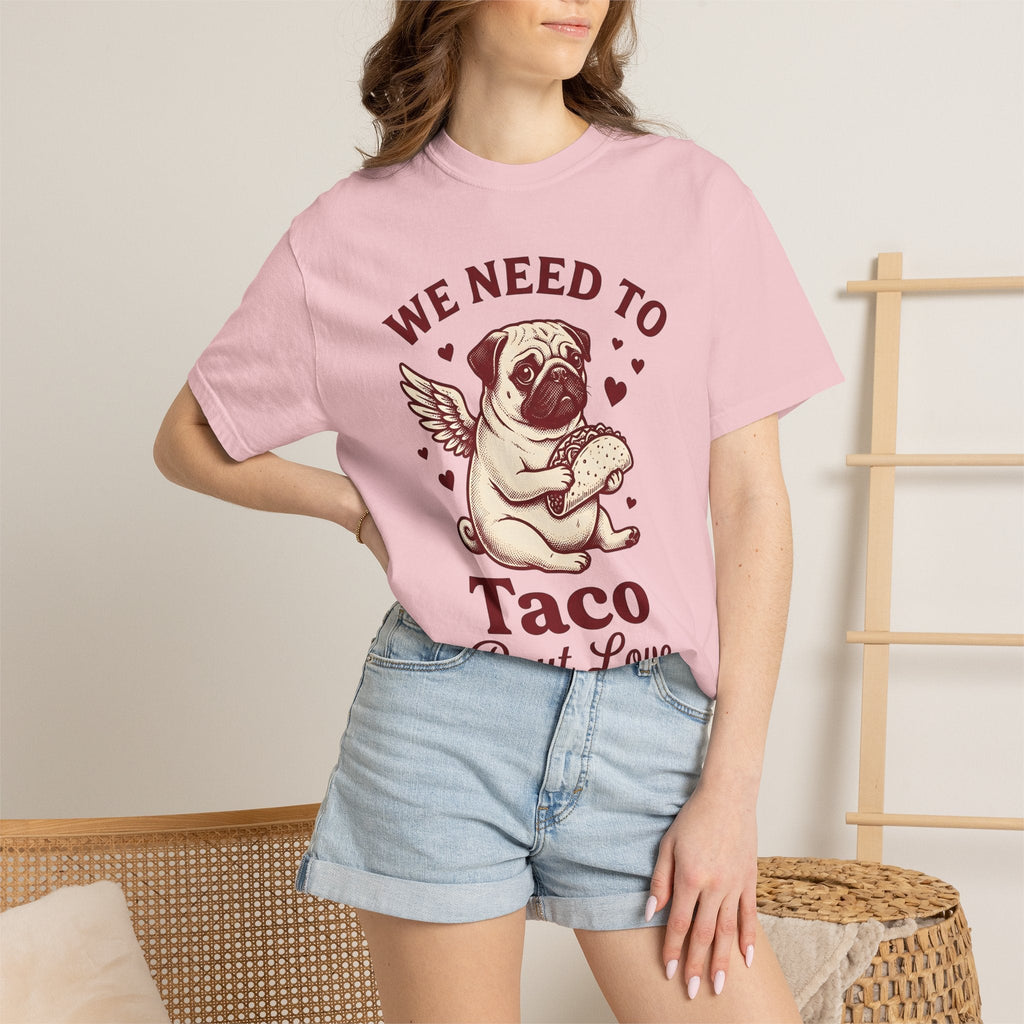 Pug Taco Shirt Valentines Day Dog Gift Women Vintage Tee product image 12