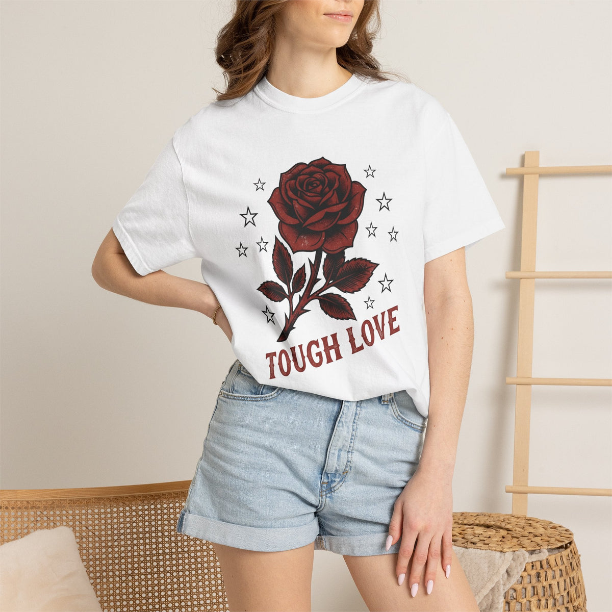 Floral Rose Shirt Cowgirl Cowboy Gift Women Body Art Tee product image 6