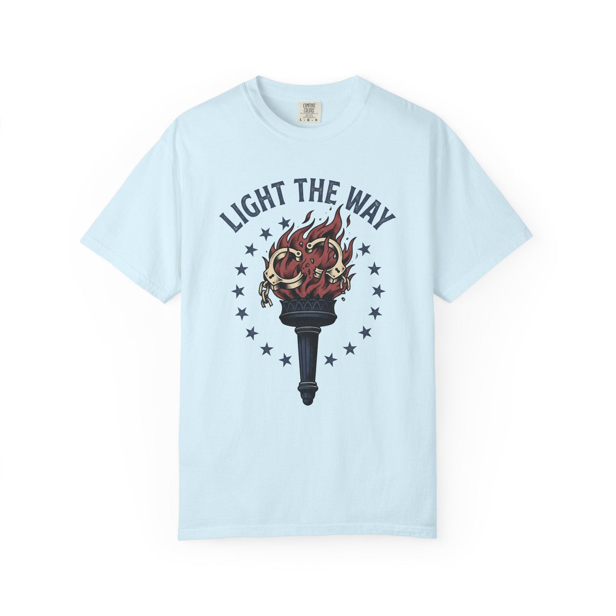 Freedom Torch Shirt America Liberty Unisex Gift Retro Tee product image 2