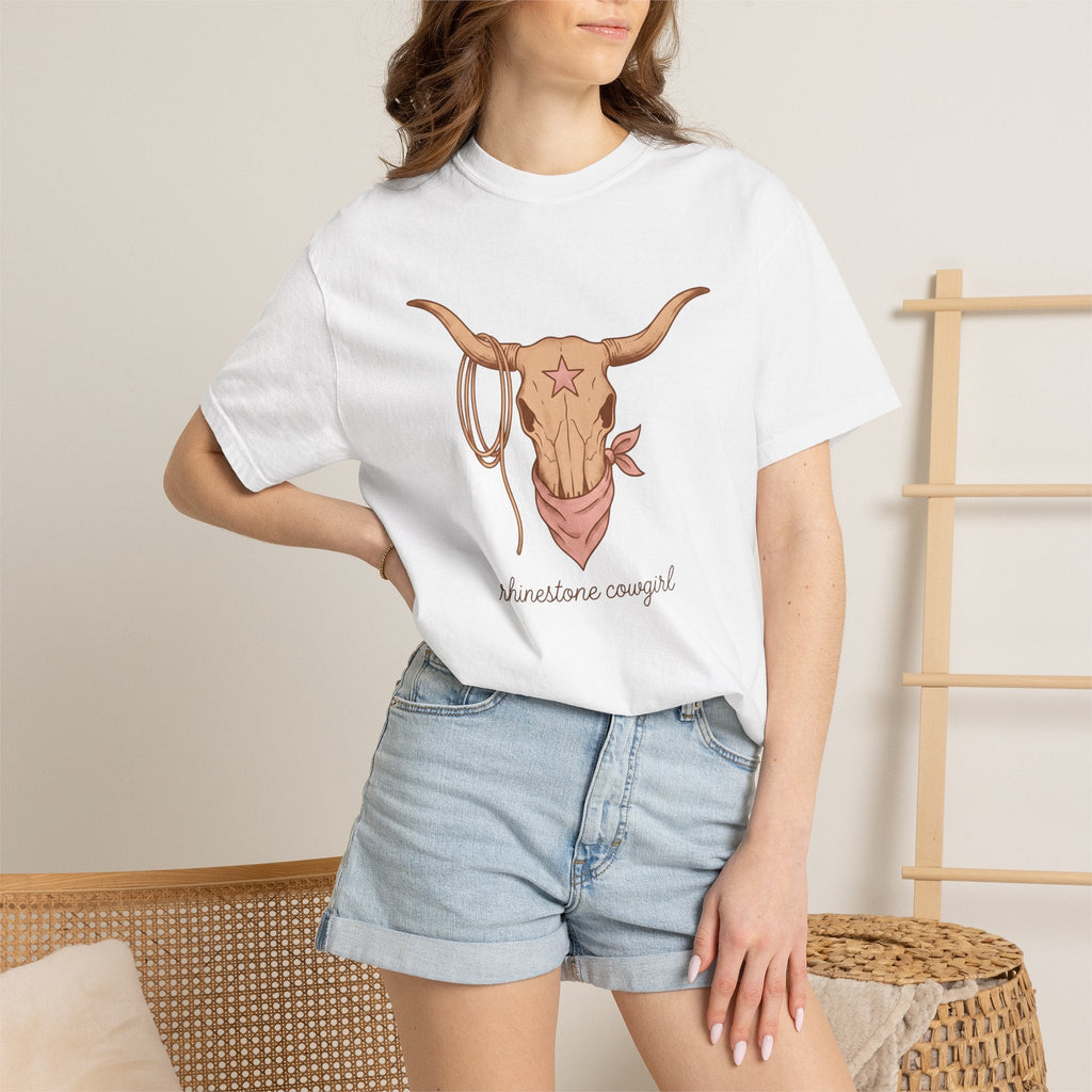 Steer Skull Shirt Cowgirl Livestock Gift for Women Cowboy product image 6
