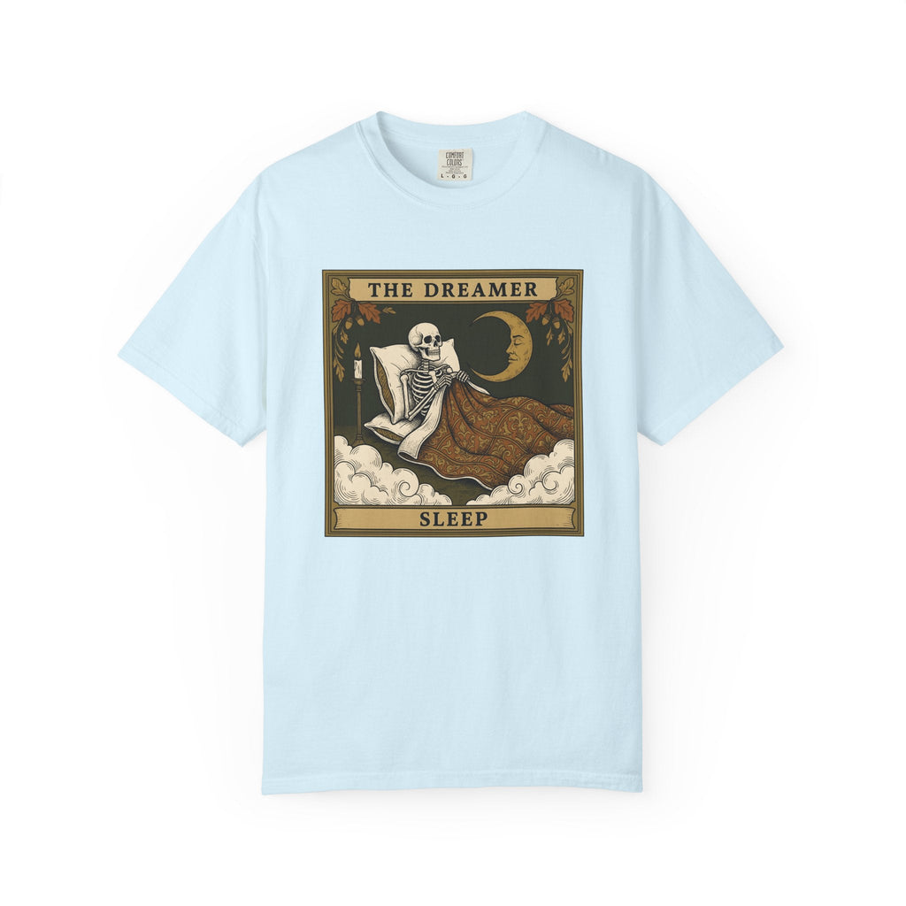 Skeleton Bed Shirt Boho Chic Gothic Unisex Gift Vintage Tee product image 2