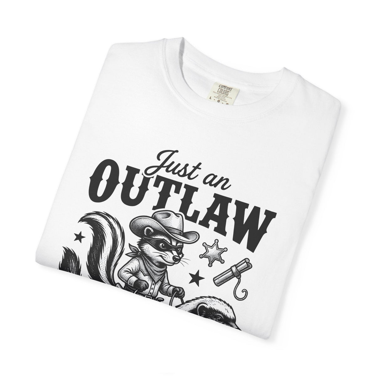 Raccoon Cowboy Retro T-Shirt – Funny Western Wildlife product image 5