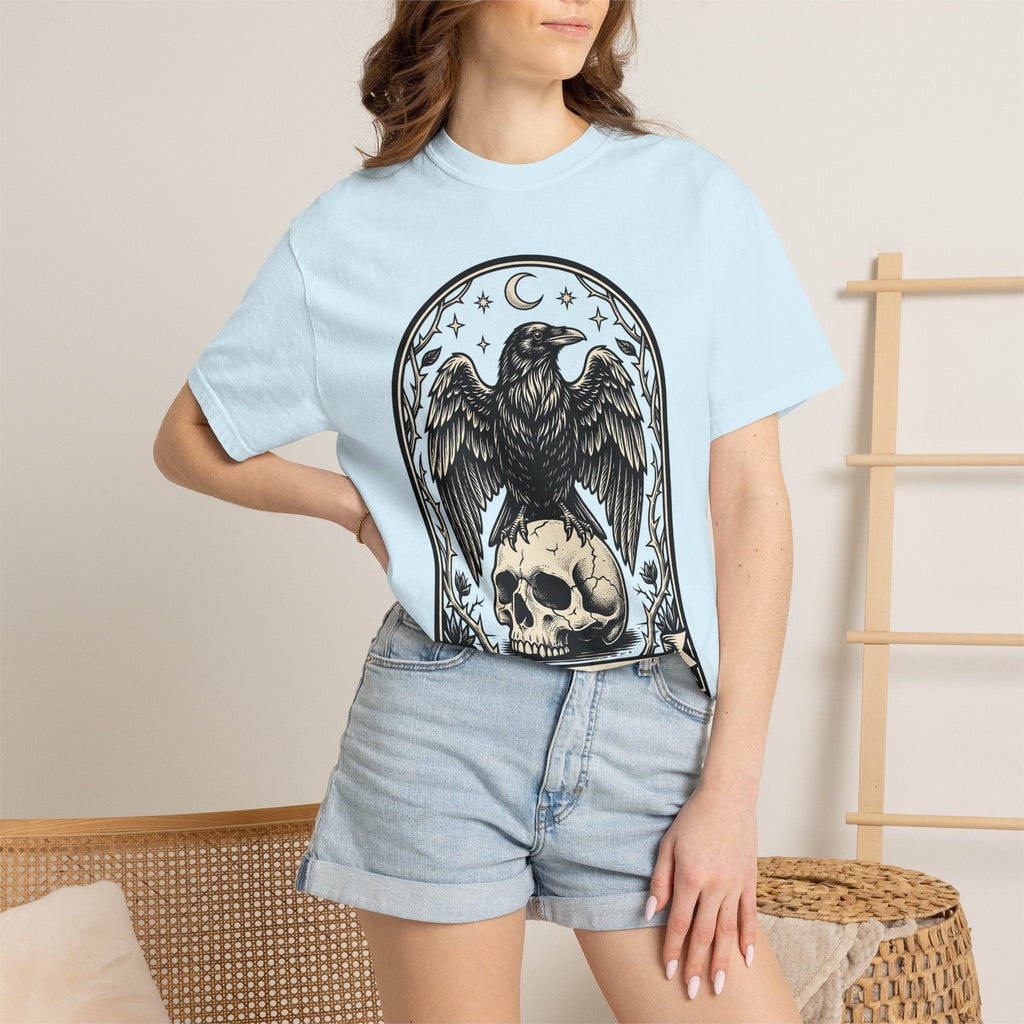 Blackbird Skull Shirt Gothic Esoteric Unisex Gift Creepy product image 10