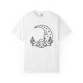 Lunar Face Shirt Boho Chic Space Gift Women Doodle Tee Moon product image 1