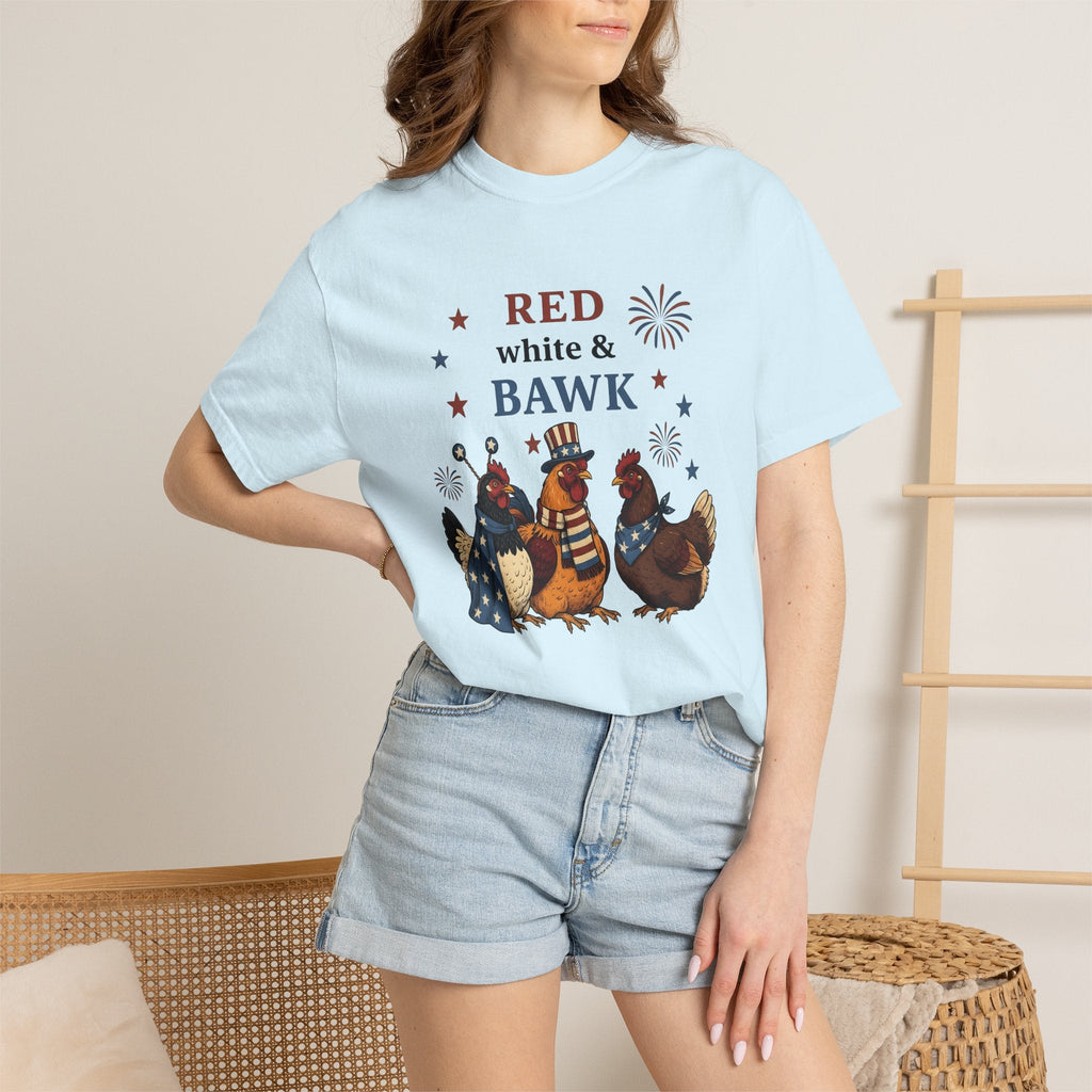 Freedom Chickens Shirt 4th Of July Homestead Unisex Gift product image 9
