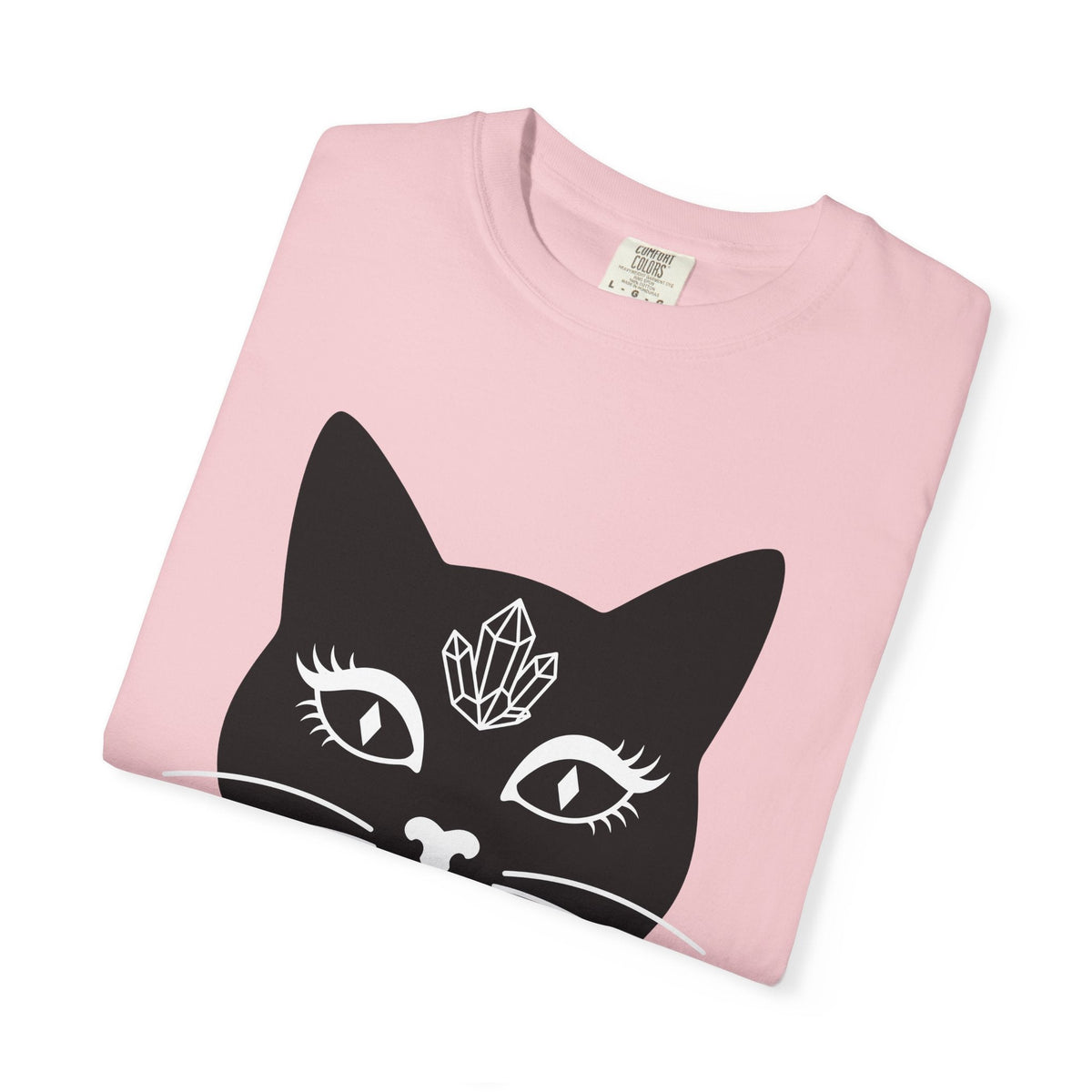 Black Cat Face Shirt Witchy Gift for Women Minimalist Tee product image 11