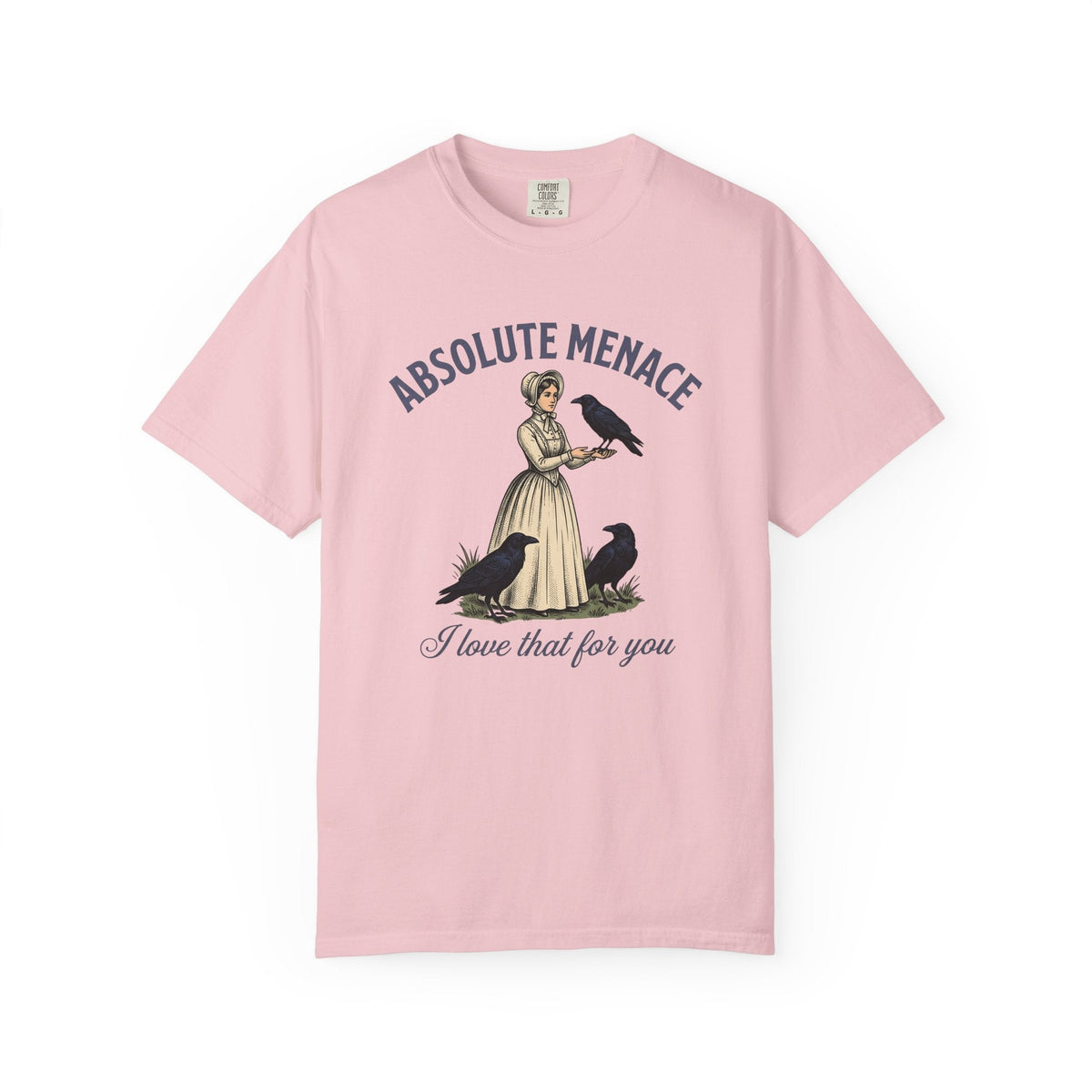 Lady Raven Shirt Funny Eerie Gift for Women Classic Tee product image 3