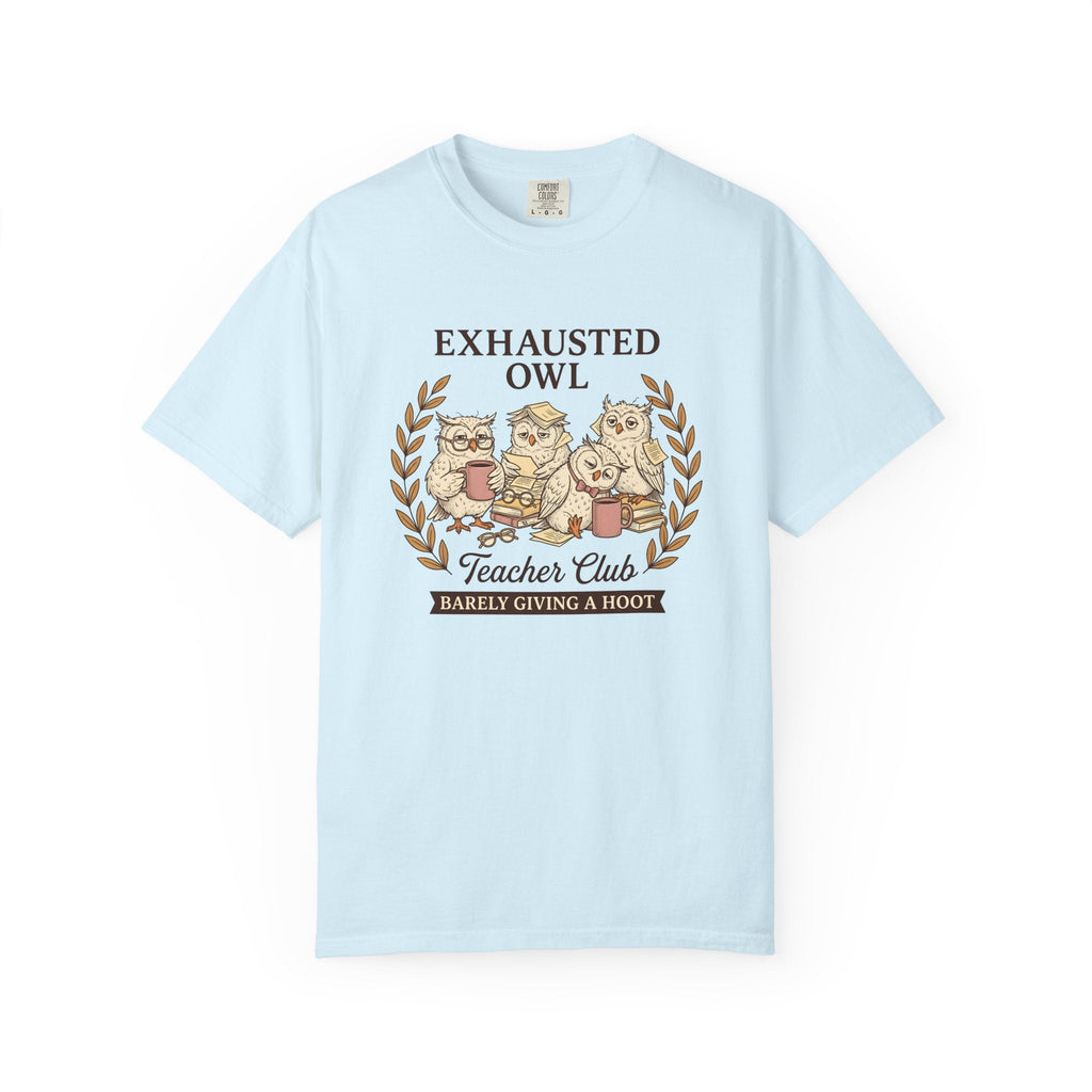 Sleepy Owls Line Art T-Shirt – Funny Teacher Educator product image 2