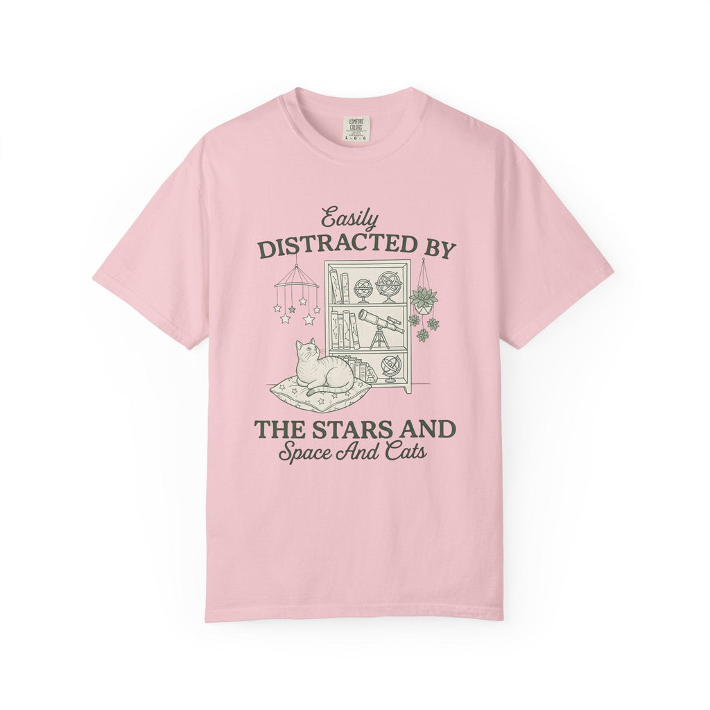 Kitten Shelf Shirt Cat Space Unisex Gift Outline Tee product image 3