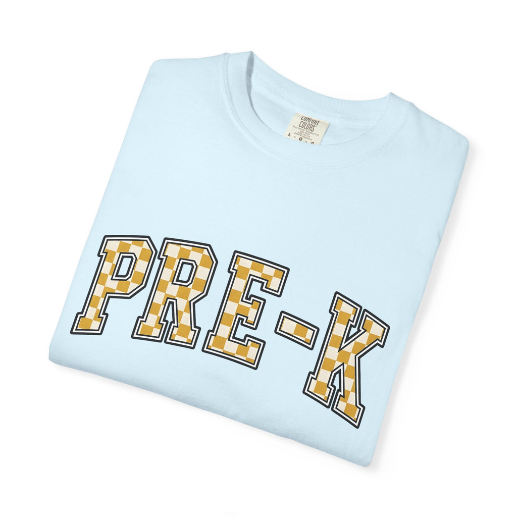 Checkerboard Letter Patches Shirt Teachers Learning Unisex product image 8