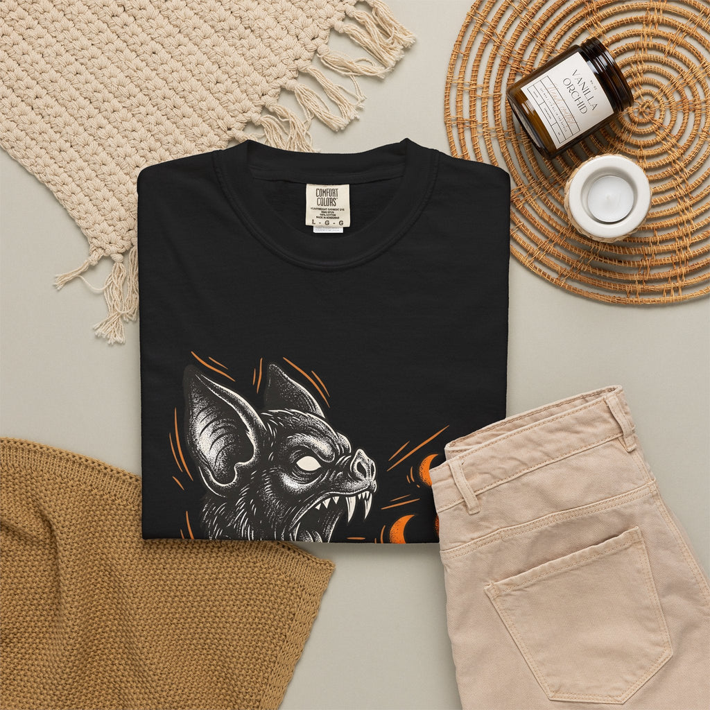 Bat Head Tattoo Style T-Shirt – Gothic Halloween Horror product image 16