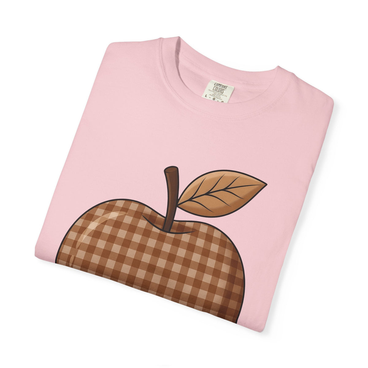 Plaid Apple Farmhouse T-Shirt – Fall Teacher Autumn Design product image 11
